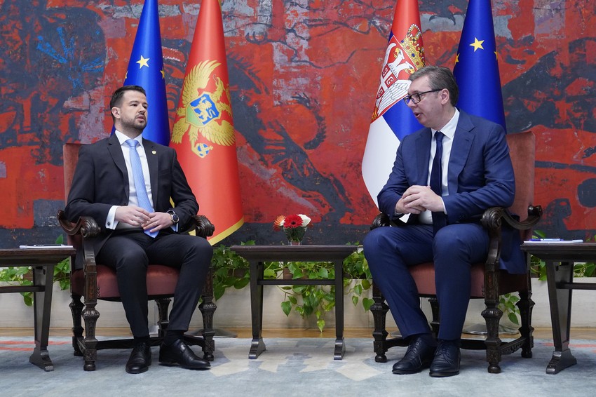 Jakov Milatović i Aleksandar Vučić