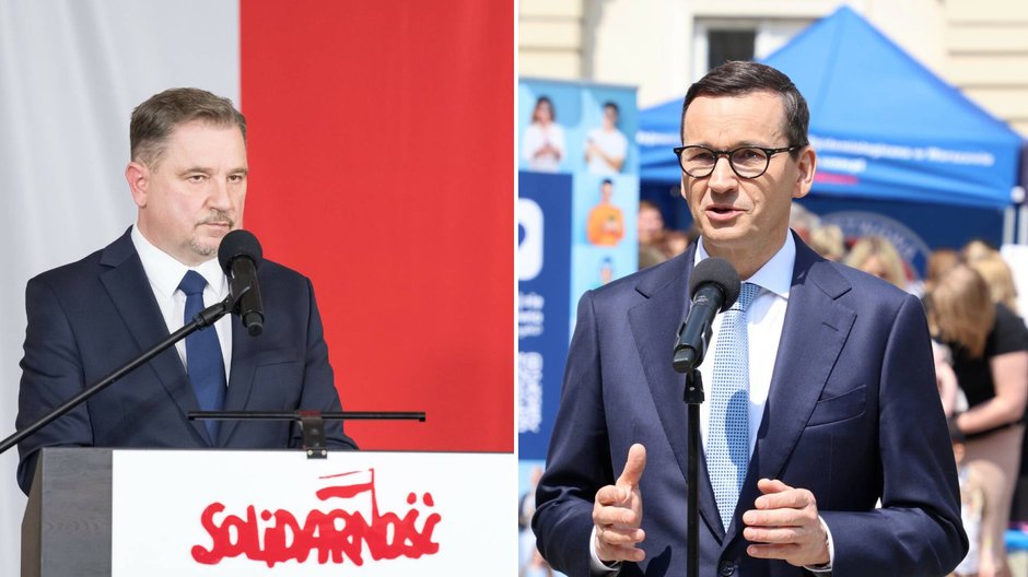 Piotr Duda, szef Solidarności negocjuje porozumienie z rządem Mateusza Morawieckiego