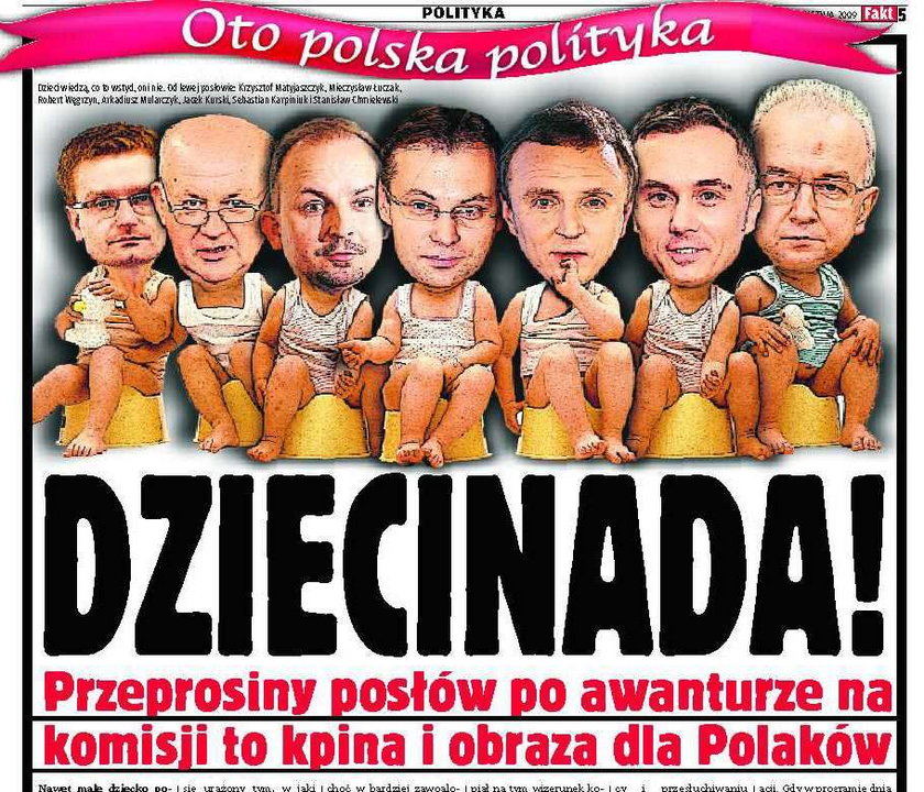 Polska polityka to dziecinada