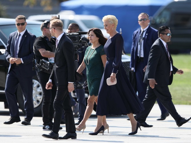 Karen Pence i Agata Kornhauser-Duda