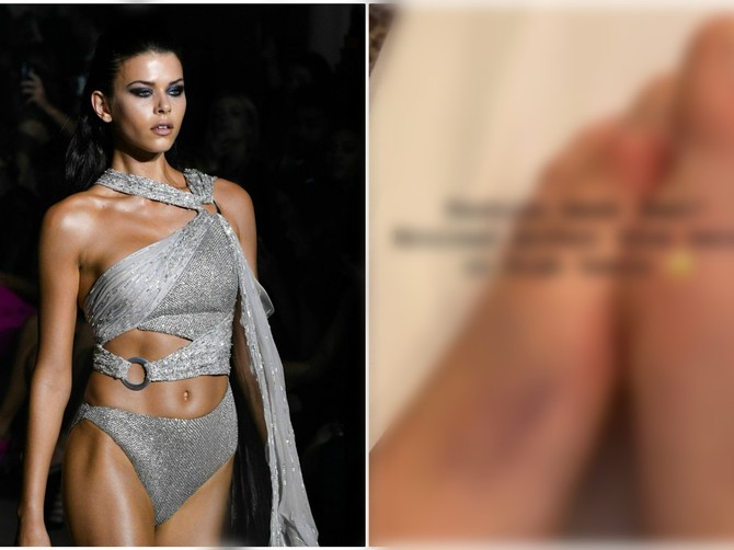 Manekenka Džordžija Fauler pokazala kako joj izgledaju stopala posle Nedelje mode