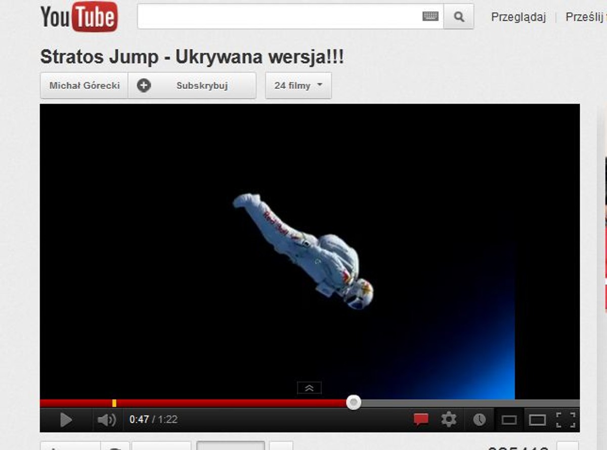 Nieznana wersja skoku ze stratosfery i lądowanie w Polsce