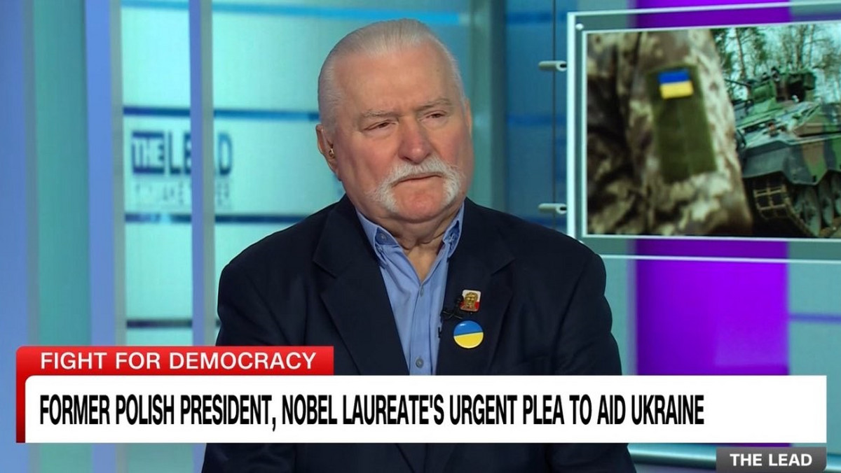 Lech Wałęsa w CNN: z Rosją trzeba zrobić porządek