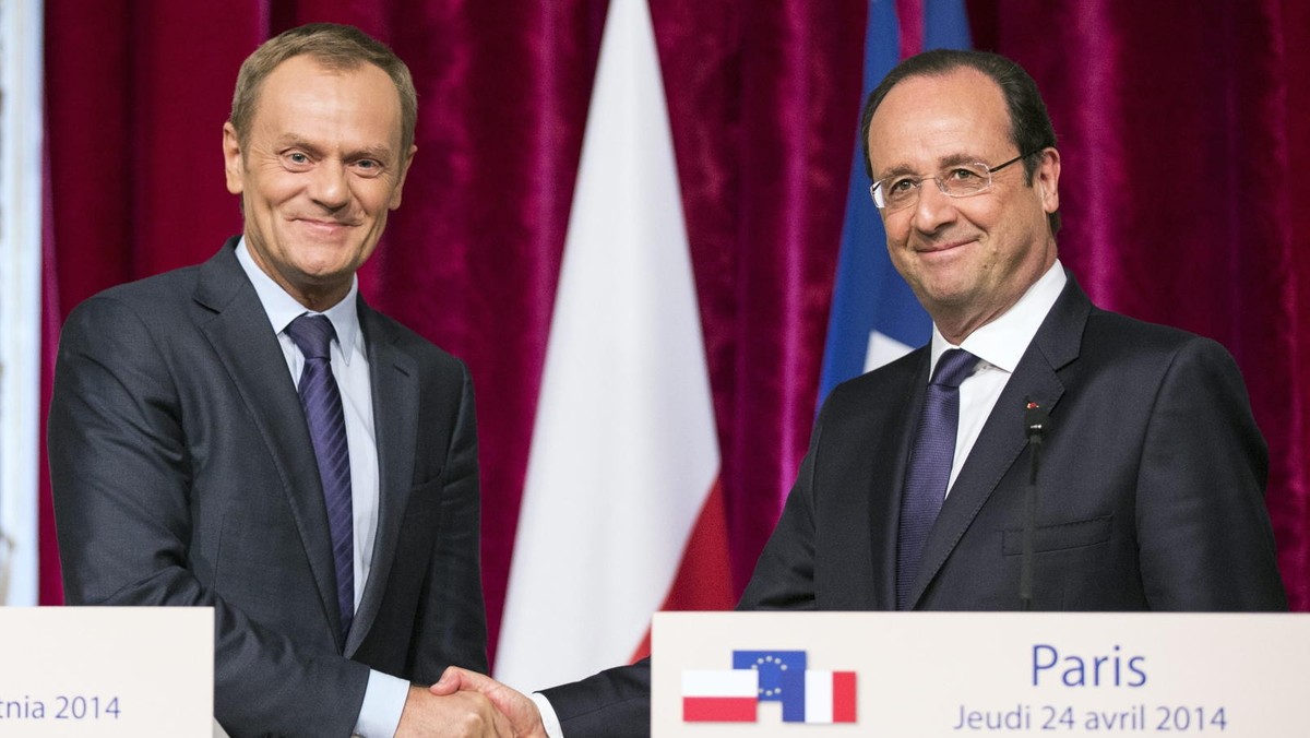 Prezydent Francji Francoise Hollande zapewnił w czwartek po spotkaniu z premierem Donaldem Tuskiem, że Polska i Francja w pełni porozumiały się w sprawie projektu europejskiej unii energetycznej. Według Tuska unia energetyczna, to kolejny krok w stronę integracji UE.