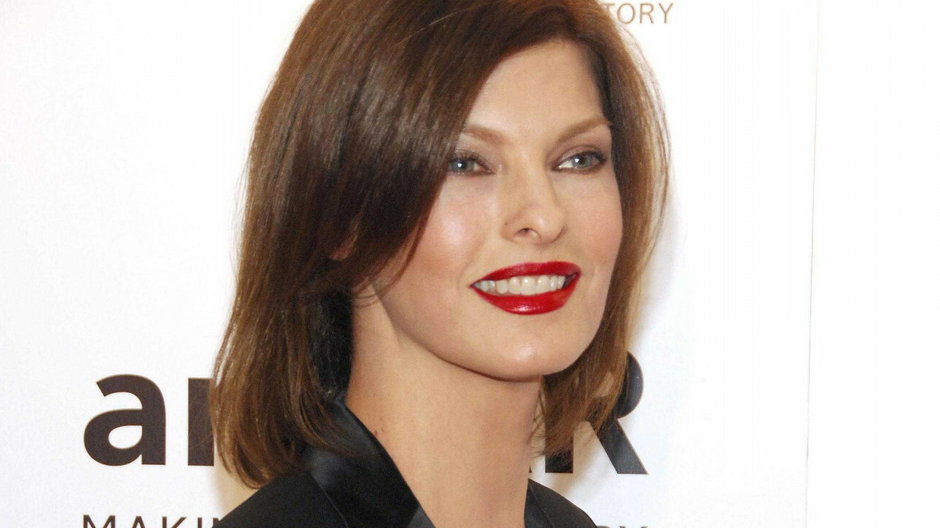 Linda Evangelista na gali w Nowym Jorku w 2012 r.