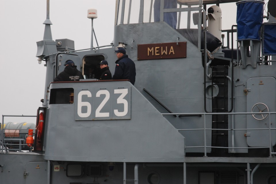 Niszczyciel min ORP "Mewa", fot. Marynarka Wojenna