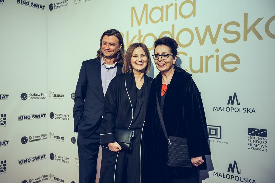 Gwiazdy na premierze filmu "Maria Skłodowska-Curie" w Krakowie