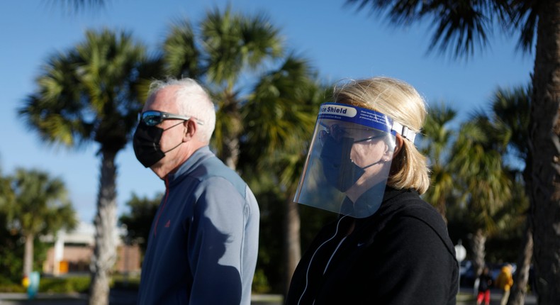 Elderly Florida residents have dealt with long lines and wait times during the vaccine rollout.