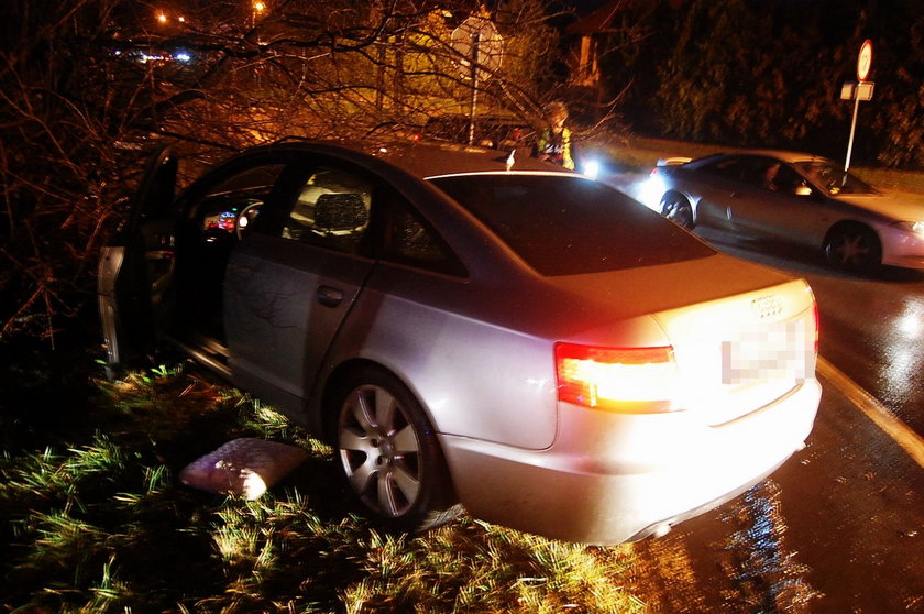 Wypadek trzech pojazdów w Głogowie