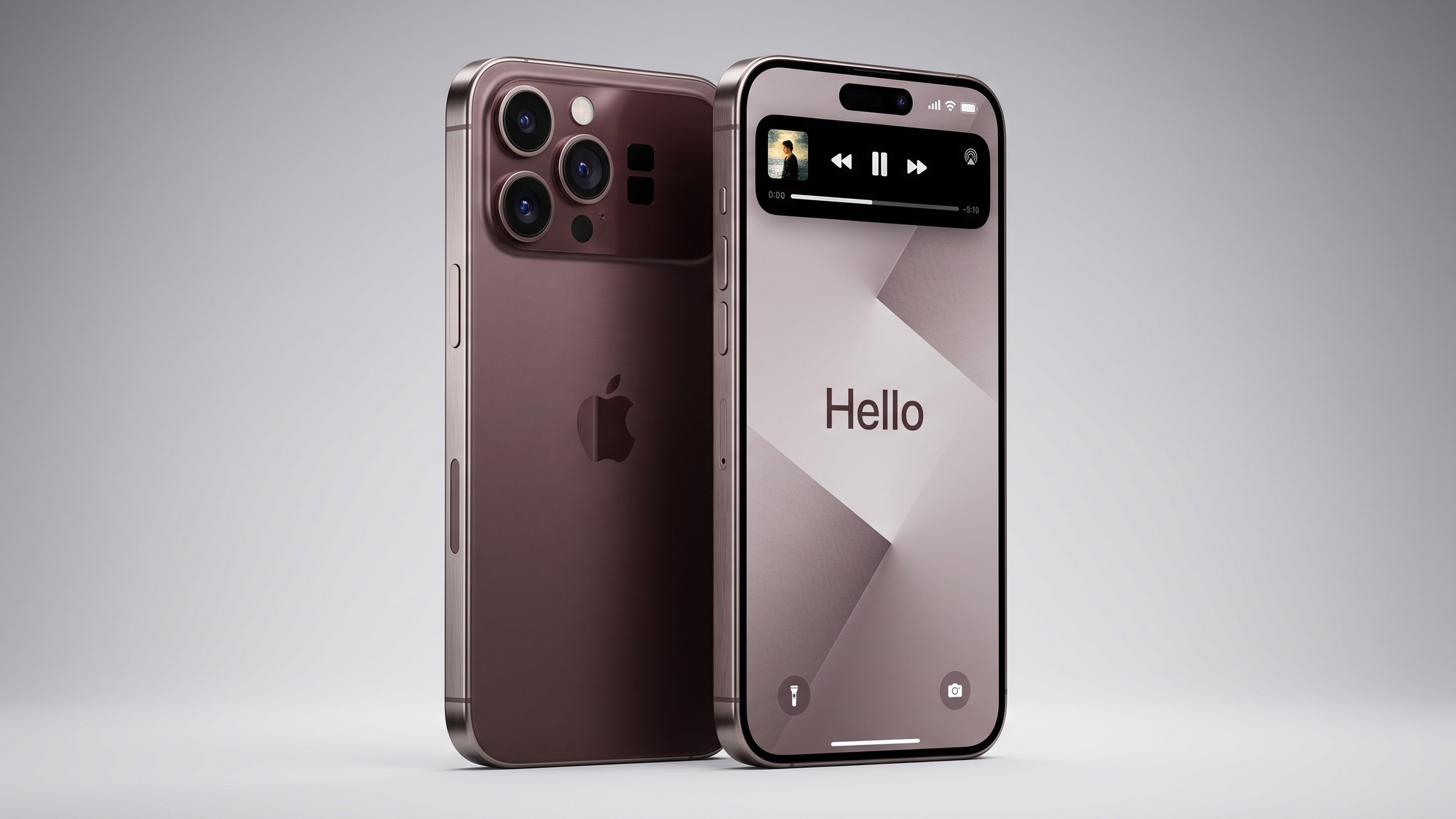 Vizualizácia možnej podoby nadchádzajúceho iPhonu 18. Apple podľa špekulácií plánuje experimentovať s novým dizajnom aj farebným prevedením.