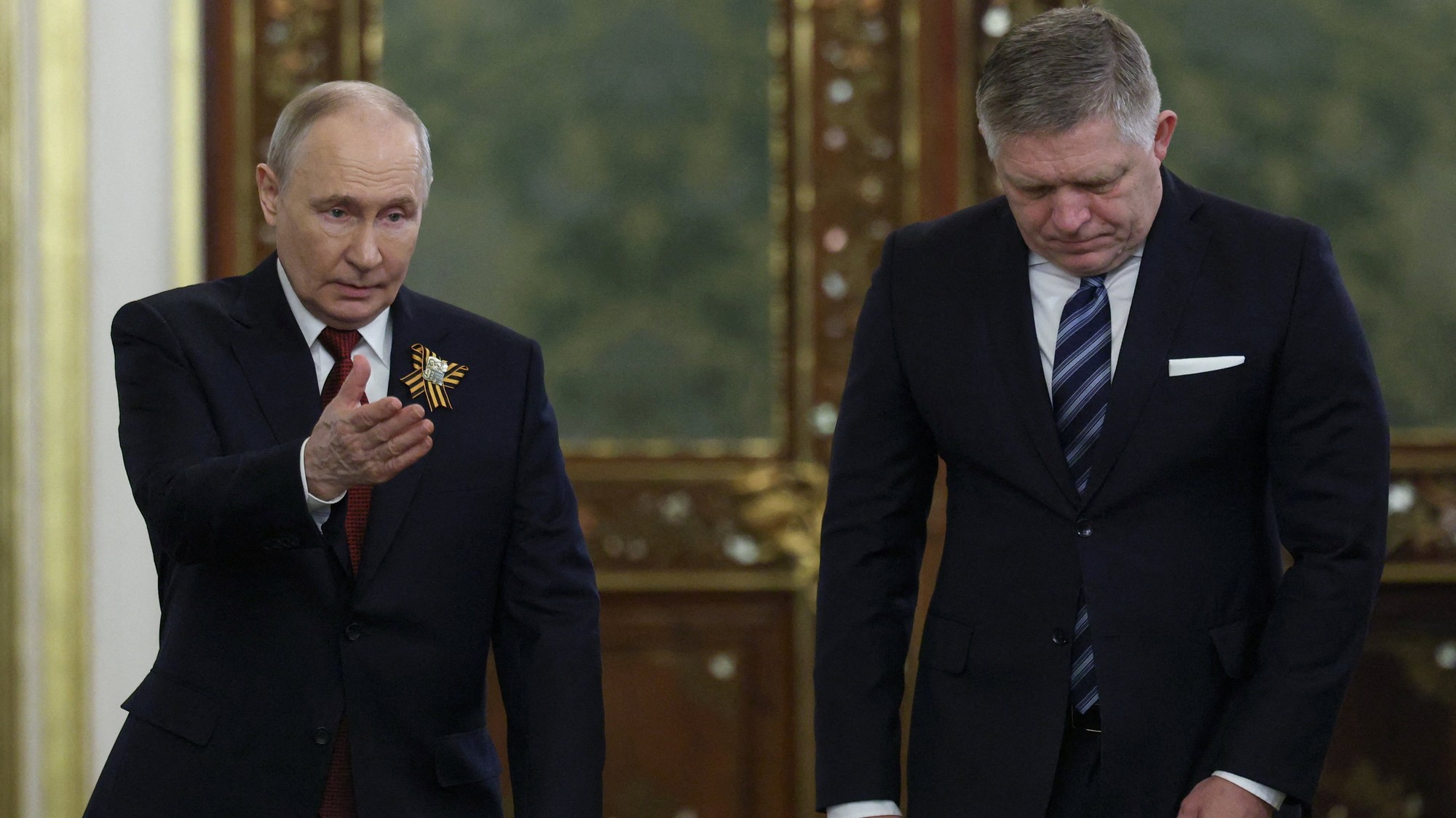 Vladimir Putin a Robert Fico