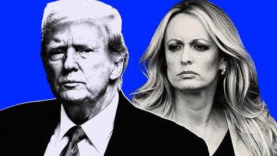 Donald Trump; Stormy Daniels.CHARLY TRIBALLEAU/Getty, Drew Angerer/Getty, Tyler Le/BI