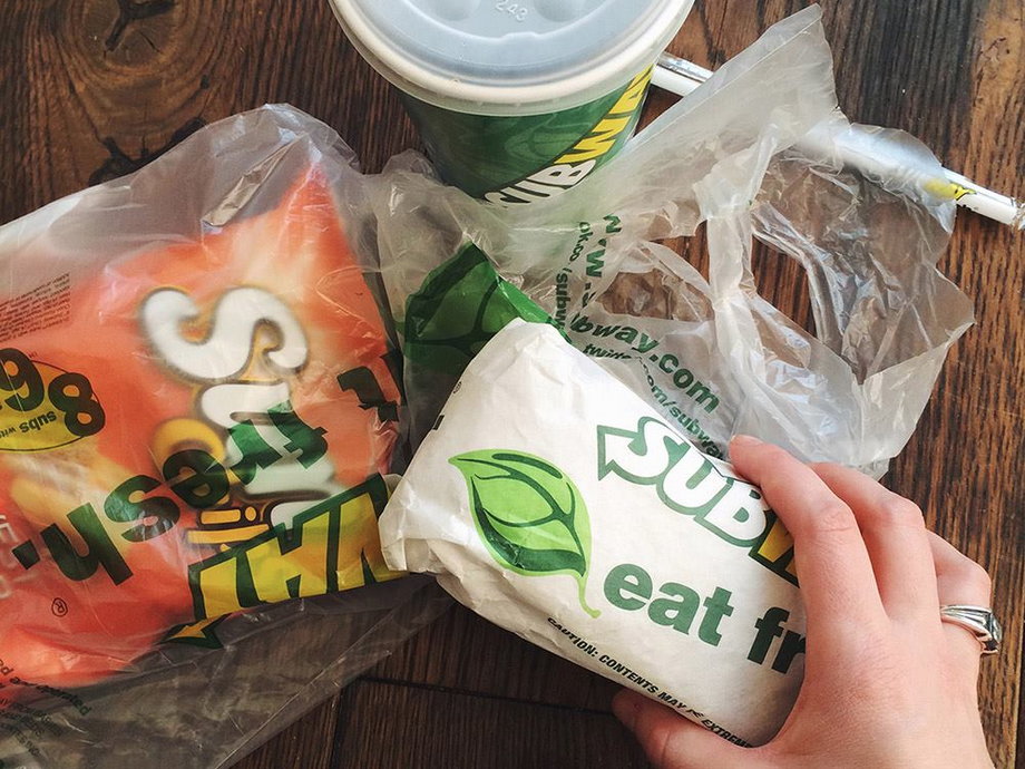 Still, it's a diet that not even Subway would recommend.