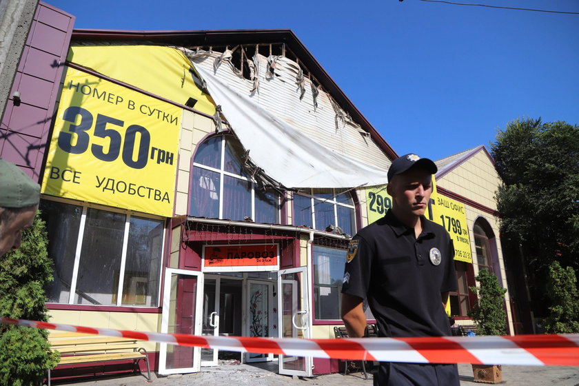 Ukraina: Pożar hotelu w Odessie. Są ofiary i ranni