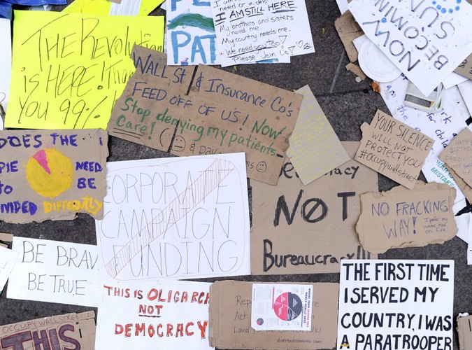 Niepokój demontrantów się nasila