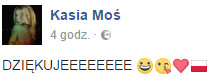 Kasia Moś na Facebooku