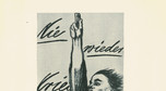 Käthe Kollwitz, "Nie wieder Krieg! (Nigdy więcej wojny!)" (1924)