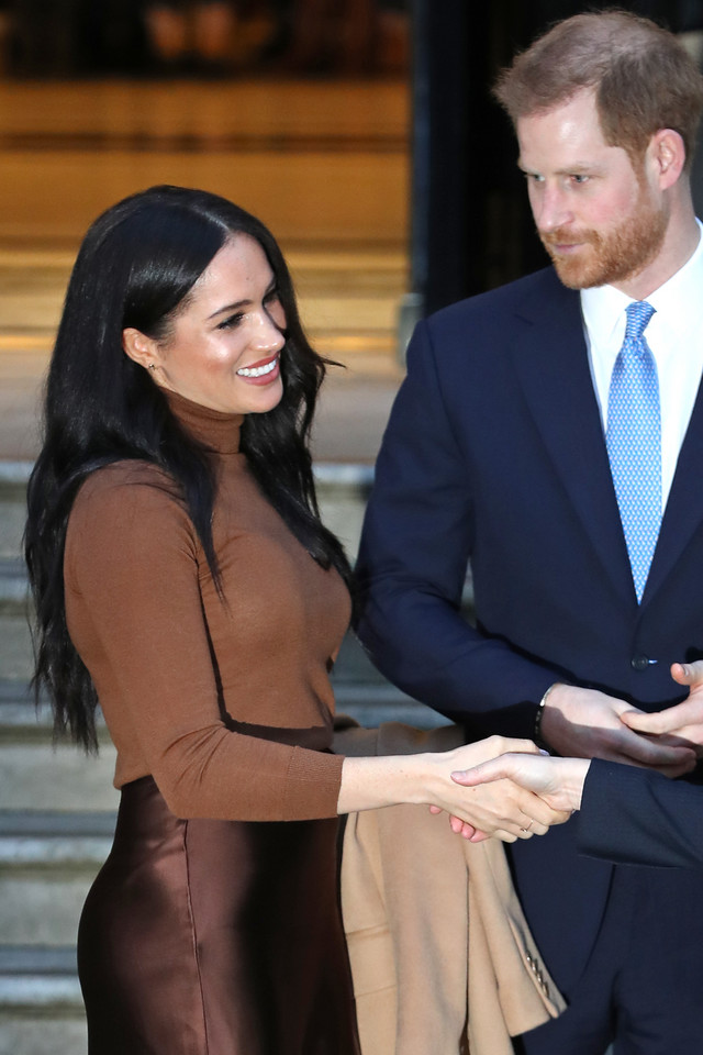 Meghan Markle i książę Harry na pierwszym oficjalnym spotkaniu w 2020 roku