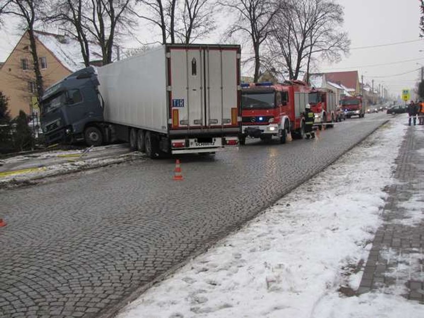 Białoruski tir zabił idącą chodnikiem kobietę w Polsce