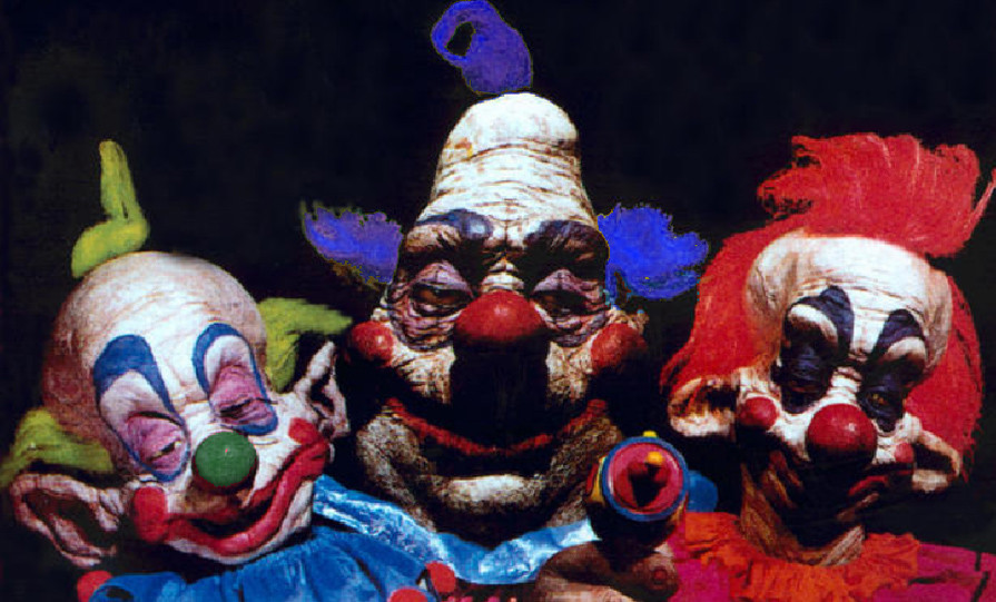 "Mordercze klowny z kosmosu", reż. Stephen Chiodo, 1988 r.