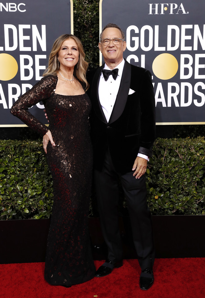 Złote Globy 2020: Rita Wilson i Tom Hanks