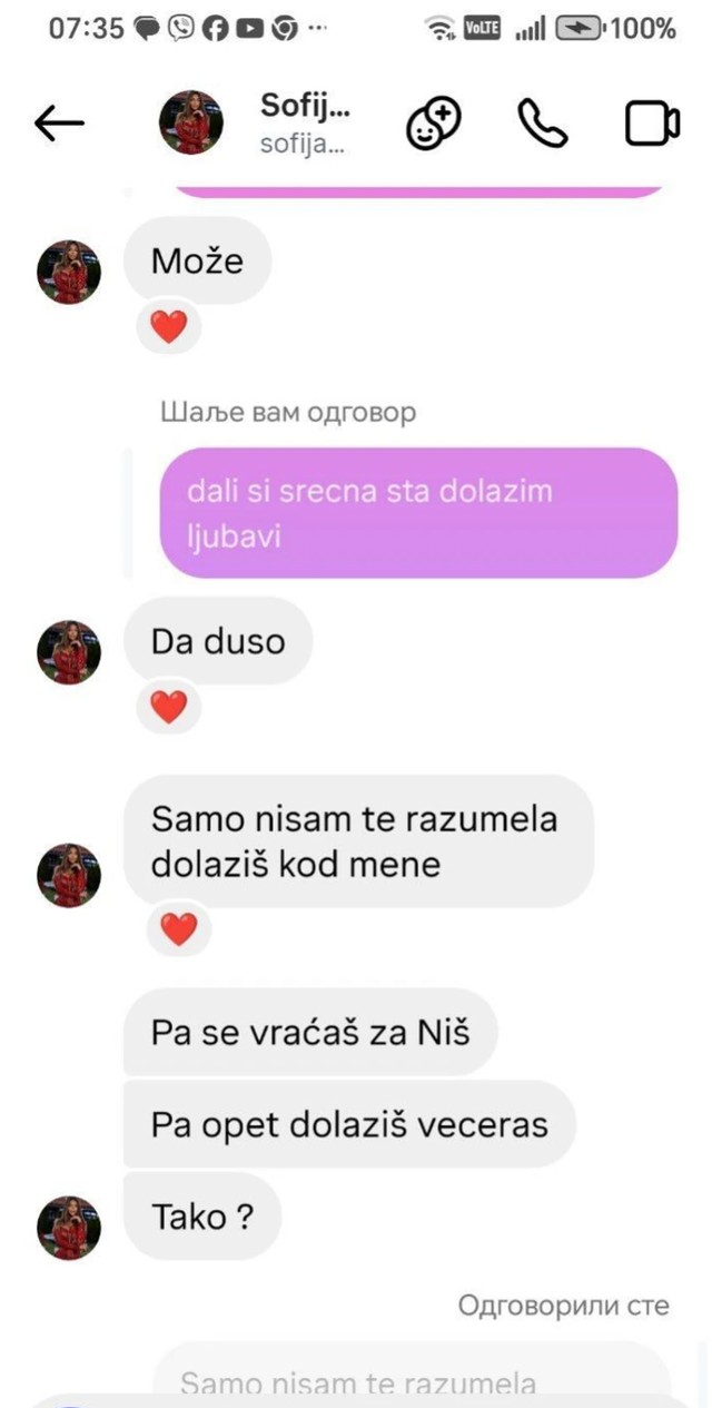 Sofijine prepiske sa Danetom
