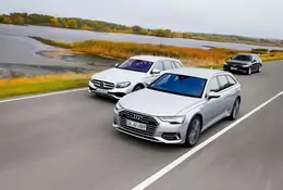 Audi A6 40 TDI kontra Mercedes E 220 d i Volvo V90 D4 - luksusowe kombi z mocnym dieslem. Które będzie lepszym wyborem?