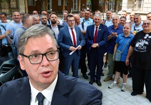 Aleksandar Vučić sa predstavnicima zaposlenih u Gradskom saobraćajnom preduzeću Beograd 
