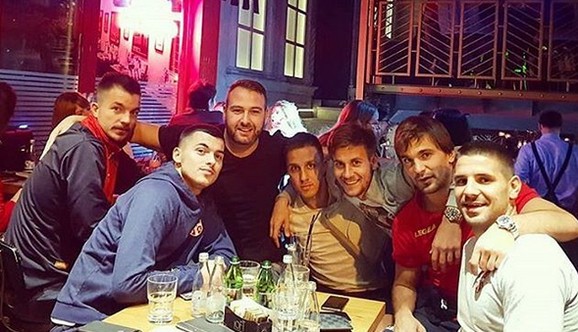 Reprezentativci Srbije i Crne Gore veče uoči utakmice