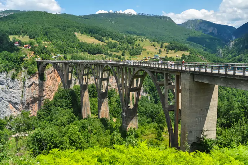 Wakacje w Czarnogórze, most Durdevica Tara