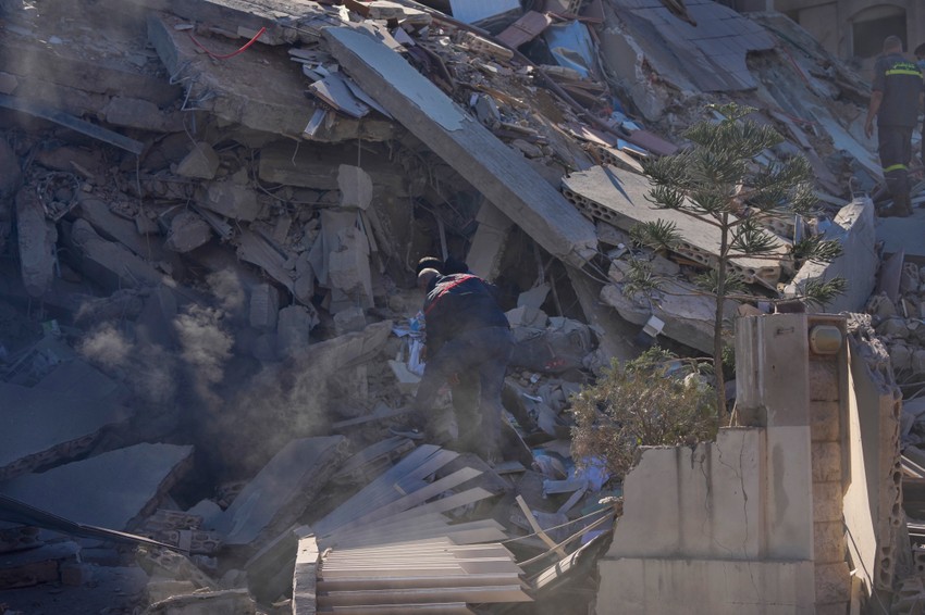 Izraelski napad na zgradu u predgrađu Bejruta Tajuneh 15. novembra