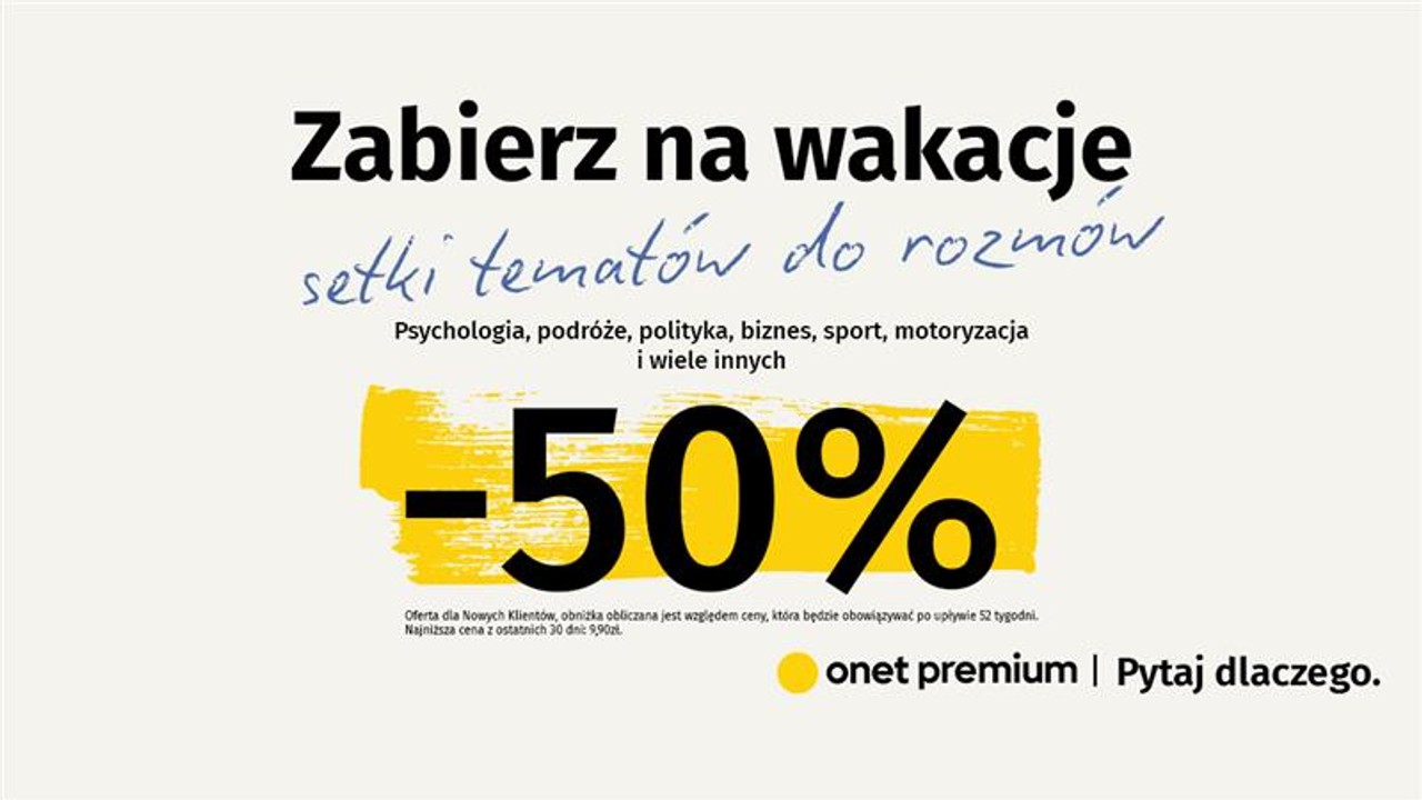Wakacyjna promocja w Onet Premium. Dołącz już teraz! [AUTOPROMOCJA]
