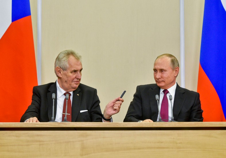 Milosz Zeman i Władimir Putin (2017 r.)