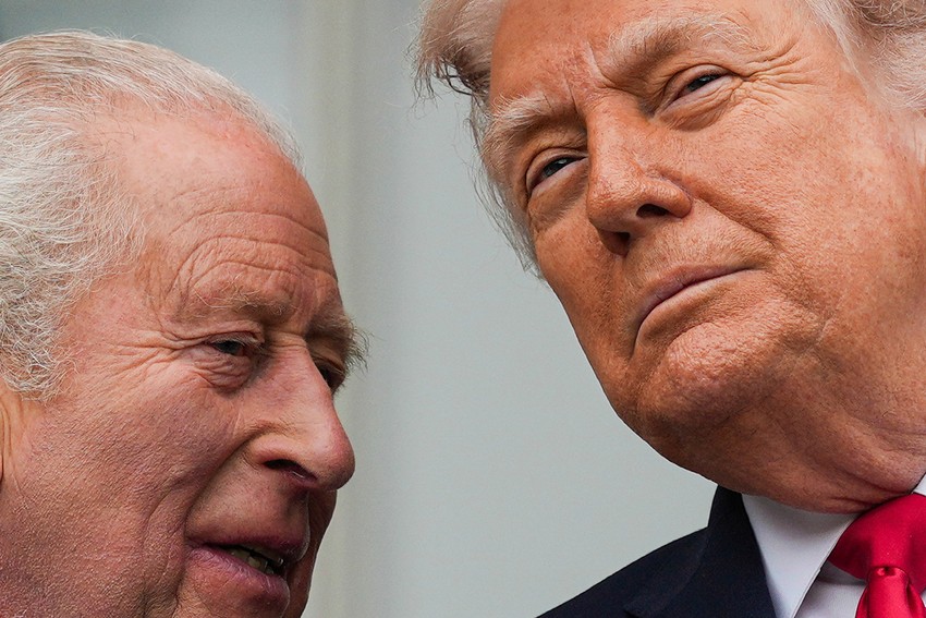 Kralj Čarls i Donald Tramp u Vašingtonu 28. aprila