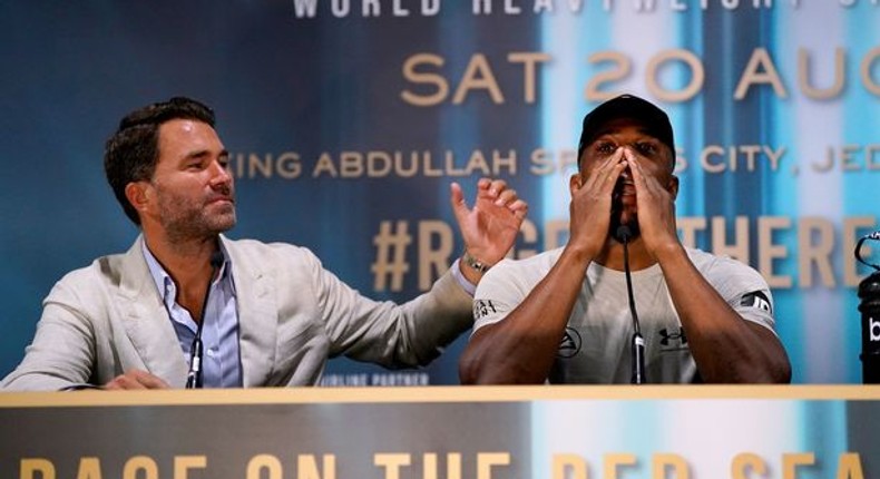 Anthony Joshua in tears explaining loss to Oleksandr Usyk [Video]