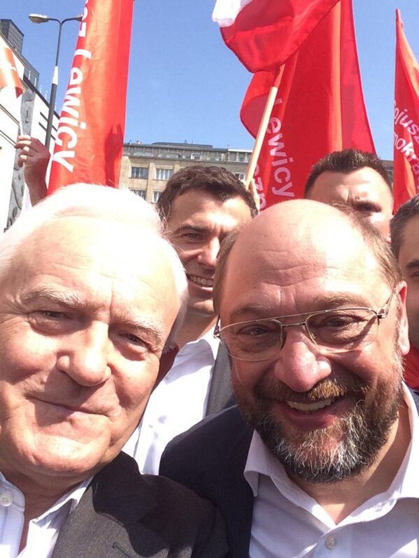 Leszek Miller i Martin Schulz