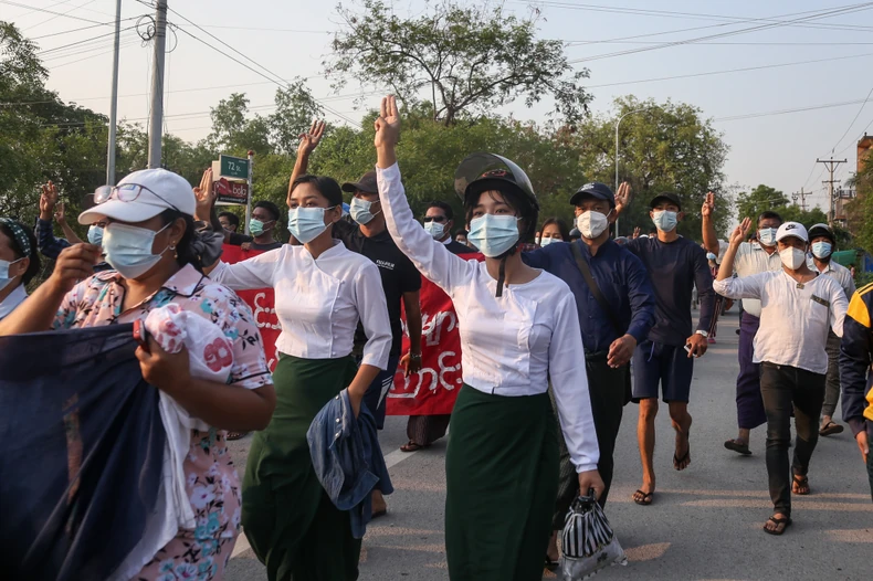 Protesti u Mjanamaru