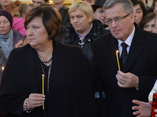 Anna i Bronisław Komorowscy