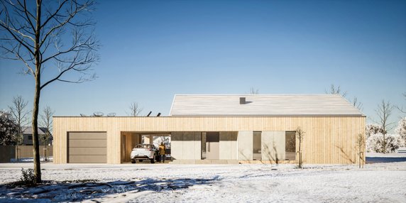 Projekt domu z wewnętrznym atrium. Zbudują go pod Mielcem