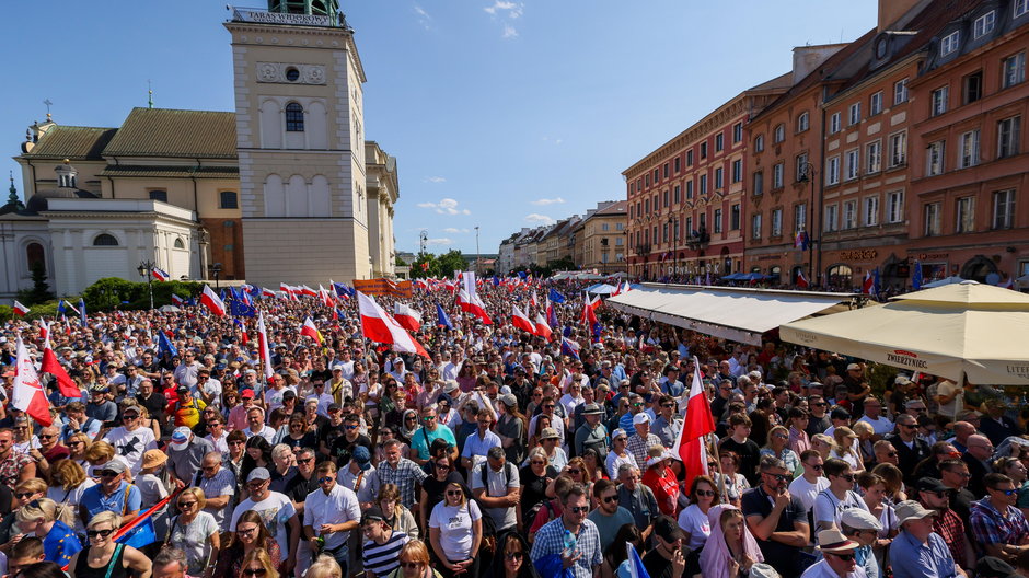 Marsz ulicami Warszawy 4 czerwca