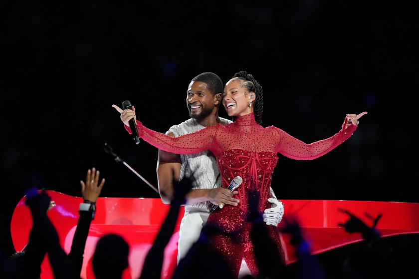 Usher i Alicia Keys. 