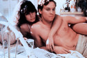 Sandra Bullock jako Diane Farrow w filmie "Eliksir miłości" (1992). Na zdjęciu także Tate Donovan