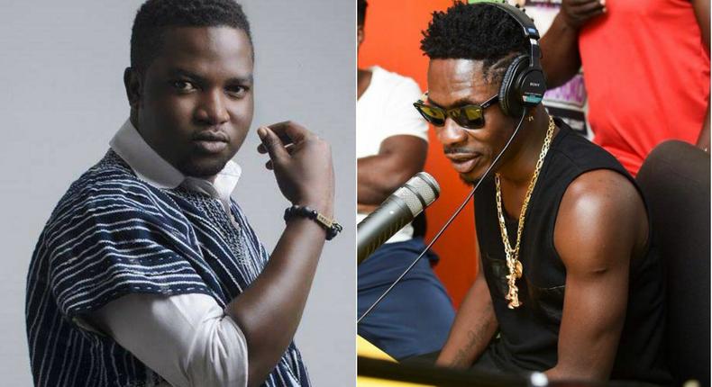 Oteng (left) and Shatta Wale (right)