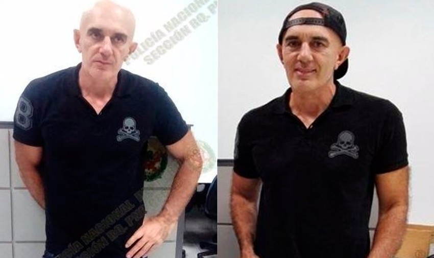 Zoran Jakšić na policijskim fotografijama posle hapšenja