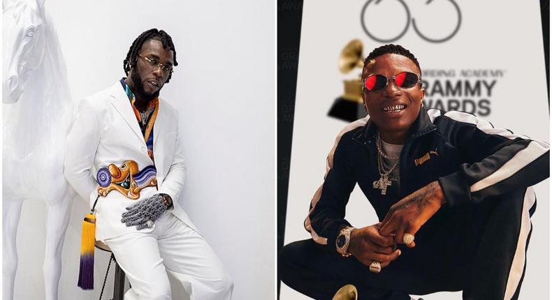 Burna Boy and Wizkid both won an award at the 63rd Grammys  (Instagram)