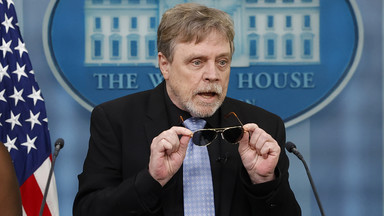 Niespodziewana wizyta aktora "Gwiezdnych wojen" w Białym Domu. "Mogę ci mówić Joe-B-Wan Kenobi?"