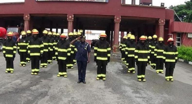 Men of the Federal Fire Service (FFS) (Daily Trust)