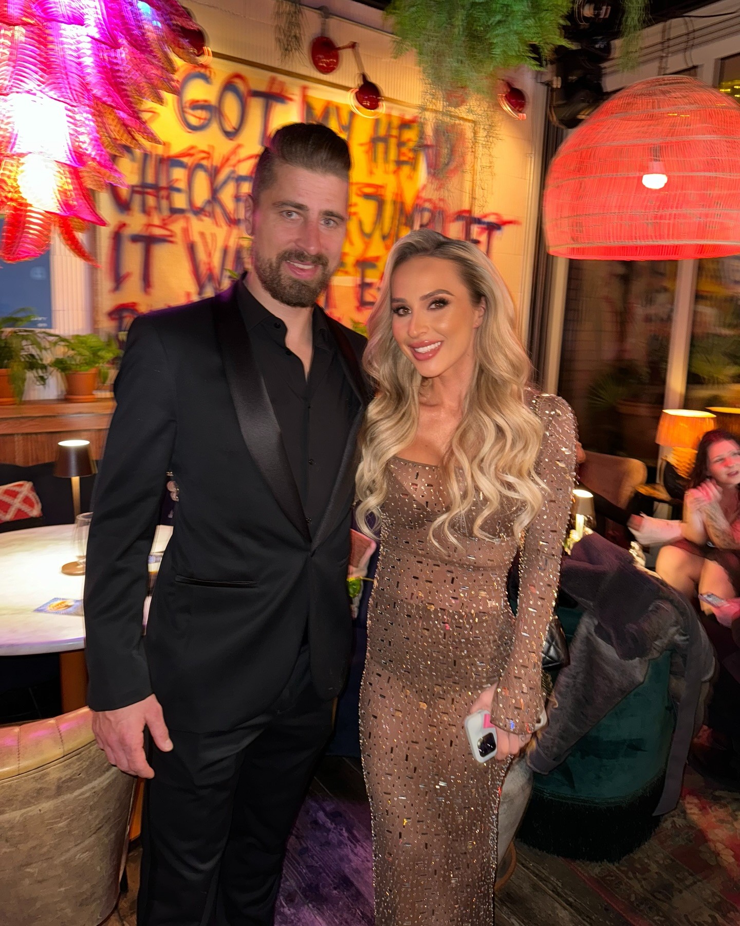 Lucia Mokráňová a Peter Sagan na Let’s Dance párty.