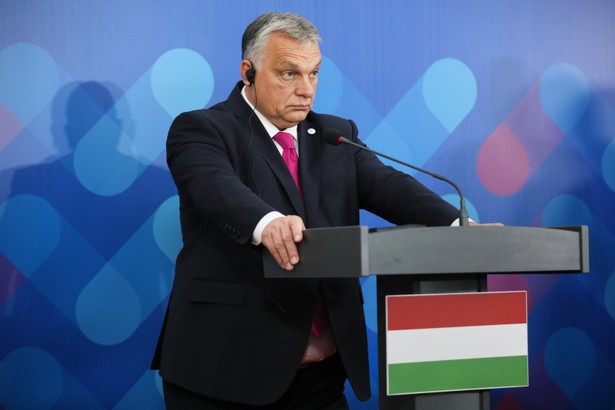 Viktor Orban podczas konferencji prasowej po obradach szczytu Szefów Państw i Rządów Grupy Wyszehradzkiej w Koszycach