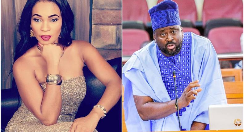 Georgina Onuoha calls out Desmond Elliot on Instagram [Instagram/GeorginaOnuoha] [Instagram/DesmondElliot]